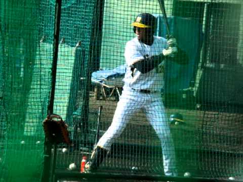 2011.02.06 安芸春季キャンプ ベキオナチバッティング練習
