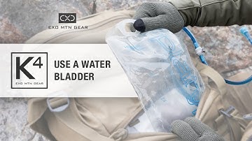 K4 Packs — How To Use A Water Bladder — Exo Mtn Gear