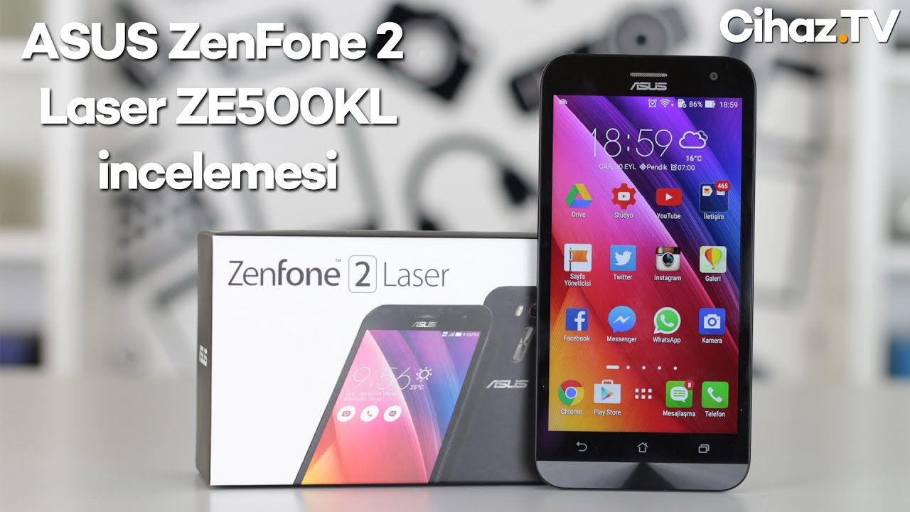 ASUS ZenFone 2 Laser ZE500KL incelemesi - YouTube