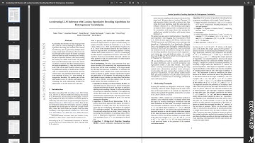 Audio Overview: Accelerating LLM Inference with Lossless Speculative Decoding (read)
