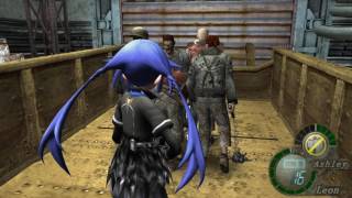 Resident Evil 4 Neptunia Chapter 5-2 - Escorting Rom for the Last Time.