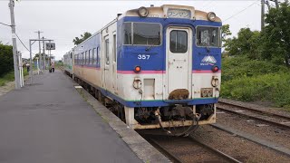 JR北海道 日高本線 各駅停車 （キハ40形運行） 超広角車窓 進行右側 鵡川～苫小牧 【4K60P】