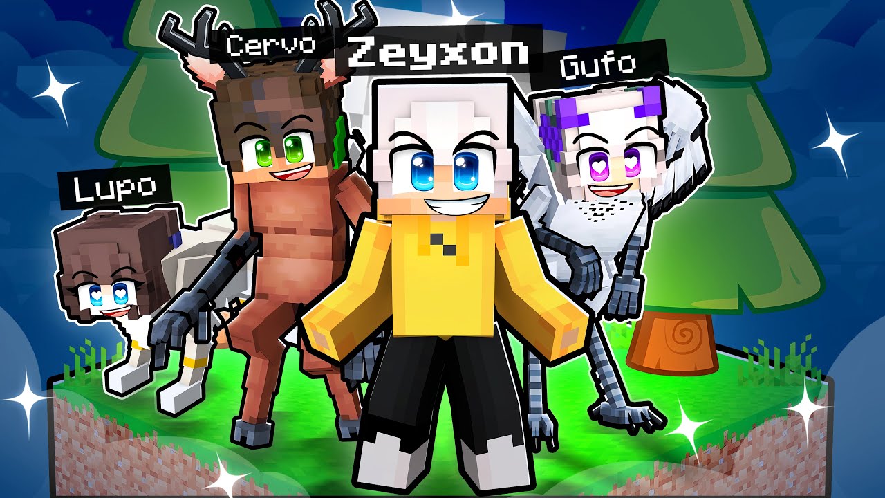 SOPRAVVIVO su UN CHUNK delle 99 NOTTI nella FORESTA in Minecraft!