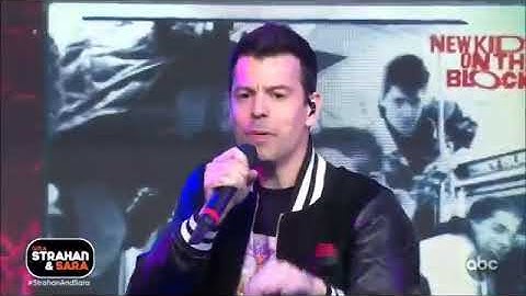 NKOTB performs "Step By Step" in Strahan and Sara