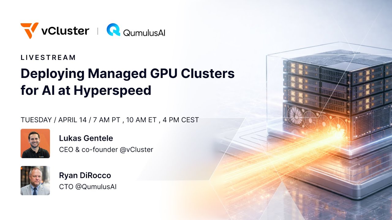 Deploying Managed GPU Clusters for AI at Hyperspeed - YouTube