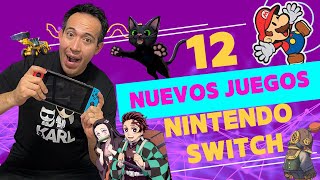 NUEVOS JUEGOS de NINTENDO SWITCH que DEBES PROBAR