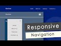Responsive Navbar with Bootstrap4 &amp; Jquery