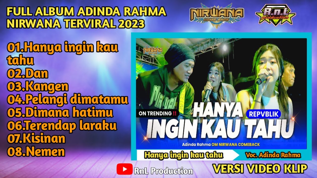 FULL ALBUM ADINDA RAHMA | OM NIRWANA | TERVIRAL 2023