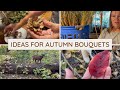 How to Make Fall-Themed Cut Flower Bouquet Add-ins | A Walk Through the Autumn Woods