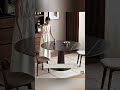 Walnut Extendable Dining Table with Stone Top #DiningTable #WalnutFurniture #HomeDecor