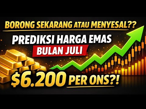 PREDIKSI HARGA EMAS BULAN JUNI TEMBUS $6.200 PER ONS?!! 