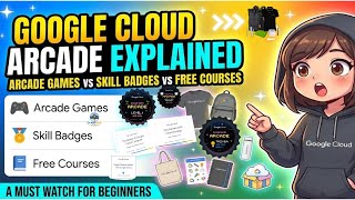 What Do Arcade Games, Skill Badges & Free Courses Mean? Google Cloud Arcade Beginners Guide