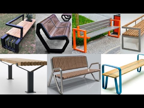 Garden bench ideas / metal frame bench design ideas /picnic bench /teak garden bench /outdoor