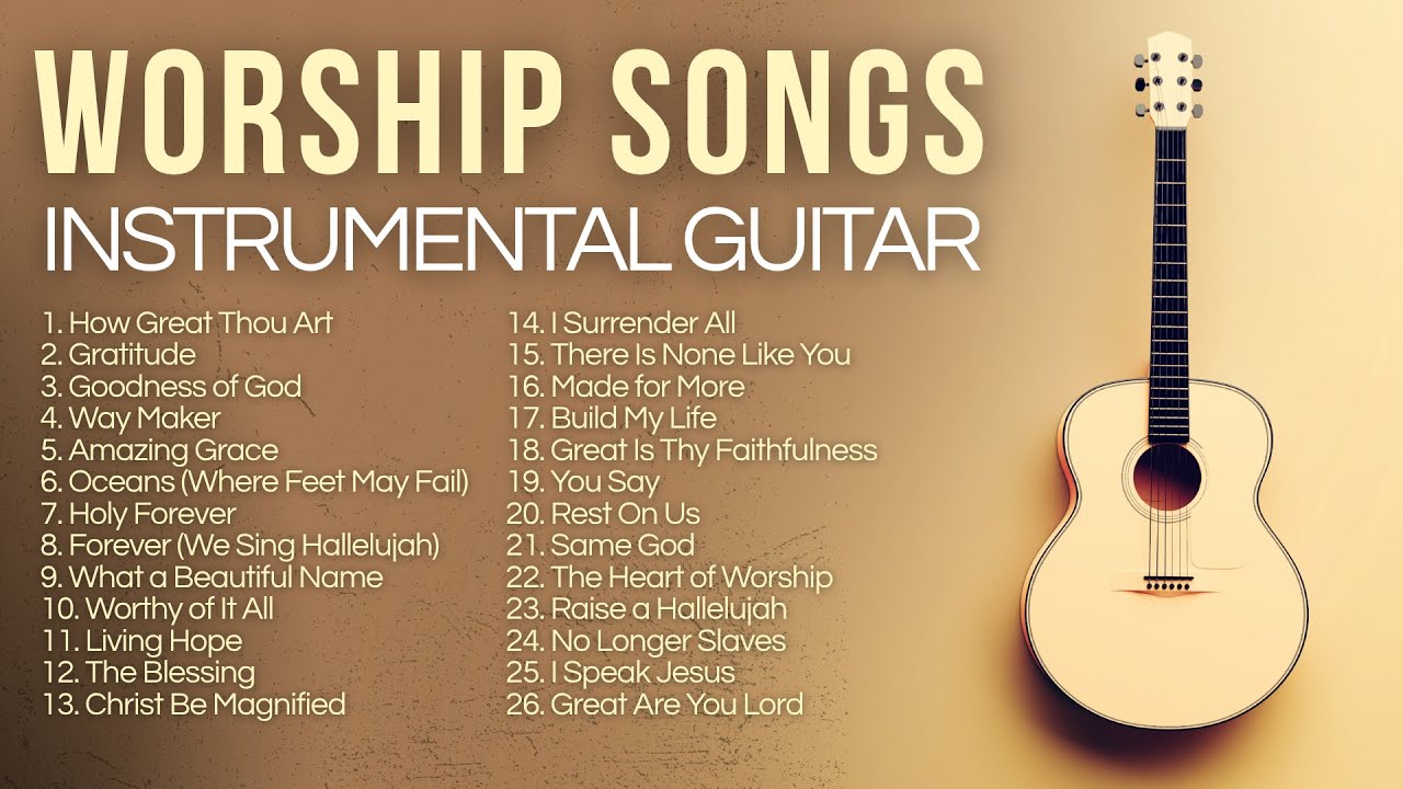 Acoustic Guitar Instrumental Worship Music Playlist | Hillsong, Elevation, Bethel