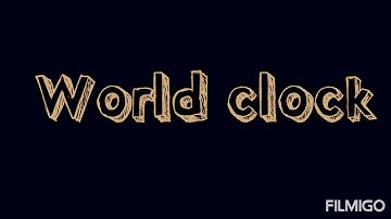 How to make a world clock in MIT app inventor