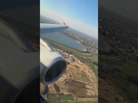 Landing at Heathrow onboard British Airways BEA A319 #aviation