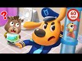 Strange sound underground  police cartoon  cartoon for kids  sheriff labrador