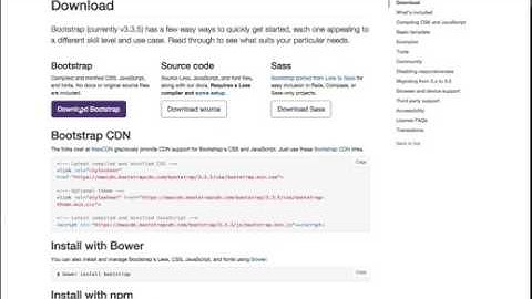 PSD to BootStrap, Downloading bootstrap - Tutorial For Beginners #0