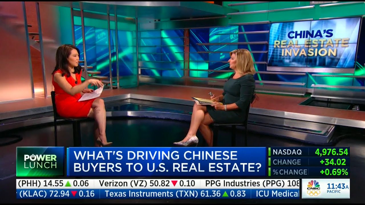 CNBC Power Lunch with Jacky Teplitzky & Melissa Lee | Chinese buyers of US  real estate - YouTube