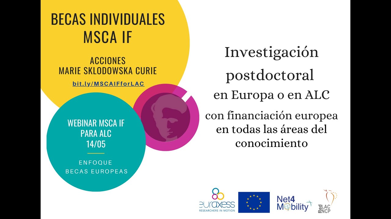 Webinar MSCA IF 2020: Introducción a las becas individuales - YouTube