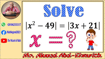 Solve and Absolute Value Equation | Olympiad Math Question | Complex Algebra Problem