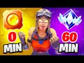 How Much Can I RANK UP in 1 Hour? (OG Fortnite)