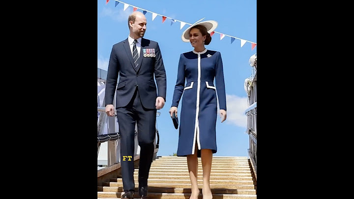 Prince and princess looked effortlessly as they attend the naming ceremony of HMS Glasgow today.