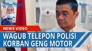 Momen Wakil Gubernur DKI Jakarta Telepon Aiptu Suhardi Korban Pengeroyokan Geng Motor