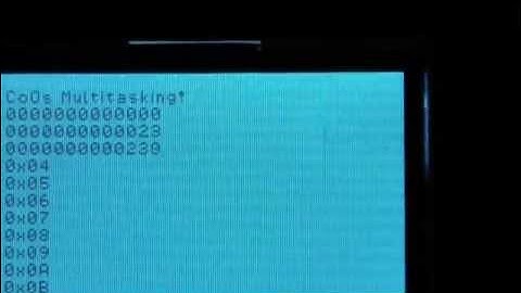 Multitasking on CoOS