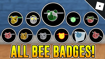 How to get ALL 11 BEE EVENT BADGES in PIGGY RP : INFECTION | Roblox
