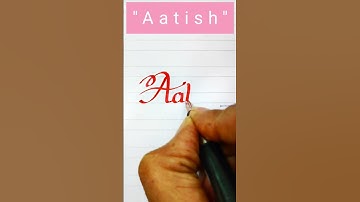 Aatish - The Name Of Lord Ganesh l #ytshorts #viral #name #shorts @artofwriting21