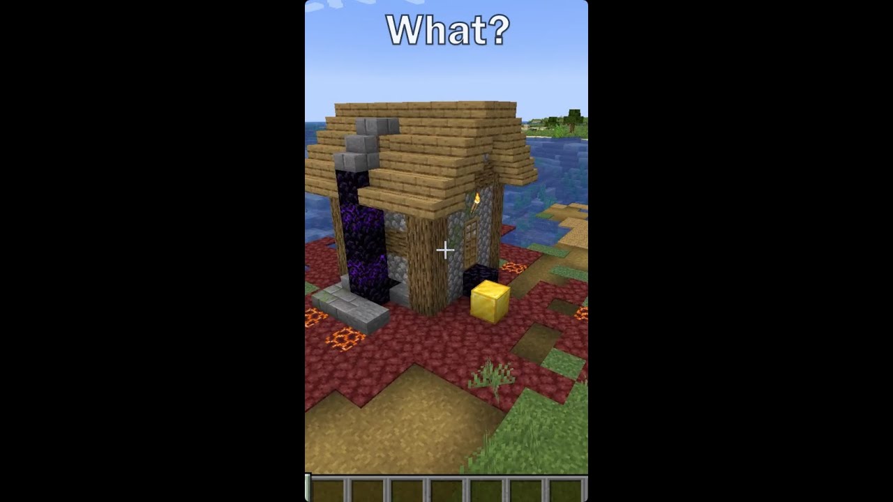 Ruined Portal Occupies a House  | Minecraft Seed