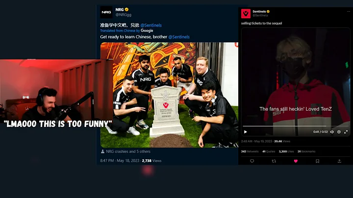 SEN Tarik Reacts to NRG & Sentinels TWEET After NRG WIN.. #VCTAMERICAS