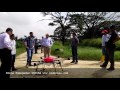 Drone para fumigar SZD15A Samborondón Ecuador, cultivos de arroz