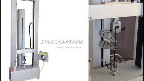Universal Testing Machine with long travel Extensometer