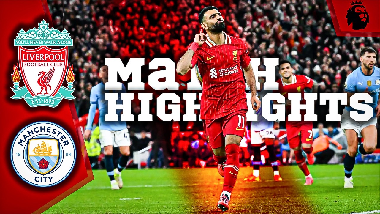 Liverpool vs Manchester City 2-0 Highlights All Goals | Premier League 2024