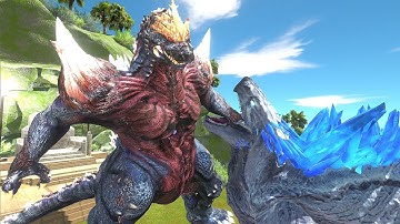 Godzilla x Kong Supernova: Space godzilla VS. Shimo! - Animal Revolt Battle Simulator