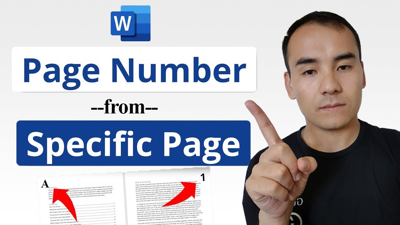 How To Insert Custom Page Numbering In Word Such As Using A And 1 How To Insert Custom Page Numbering In Word Such As Using A And 1