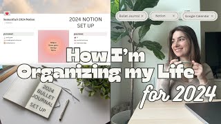 How I’m organizing my life for 2024: bullet journal set up and notion set up