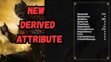 How to add a new derived stat in the Unreal Engine 5 Free Soulslike Stats system
