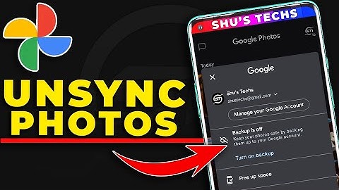 How to Unsync from Google Photos on Android