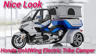 2026 Honda GoldWing Electric Trike Camper – The Future of Luxury 3-Wheel RV Living