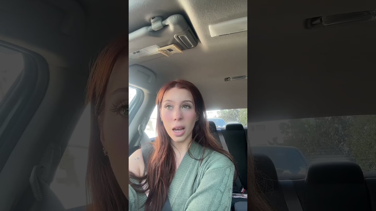 Yap with me in the car with my matcha 