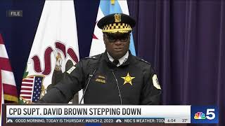 Chicago Police Supt. David Brown Announces Resignation