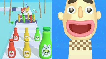 ✔️Sandwich Runner Vs Juice Run-3D Challenge Level Gameplay Walkthrough Android-iOS