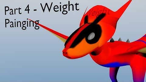 Making a Real Game Using Blender and Unity - Part 4 - Weight Painting