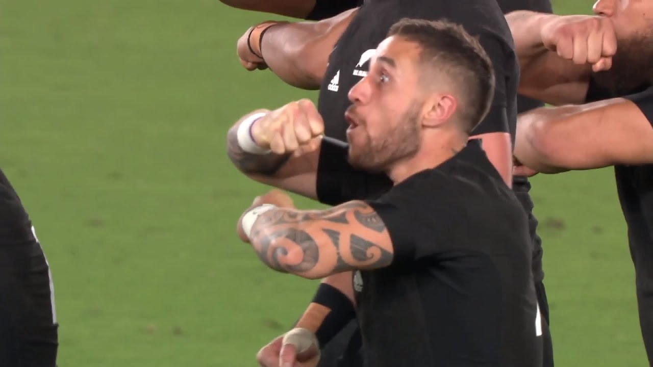  New Zealand's first Haka at Rugby World Cup 2019