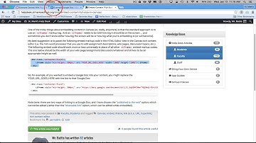 Embed an editable Google Doc in Canvas