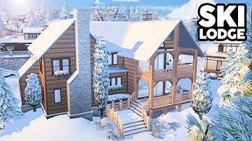Ski Lodge // The Sims 4 Speed Build