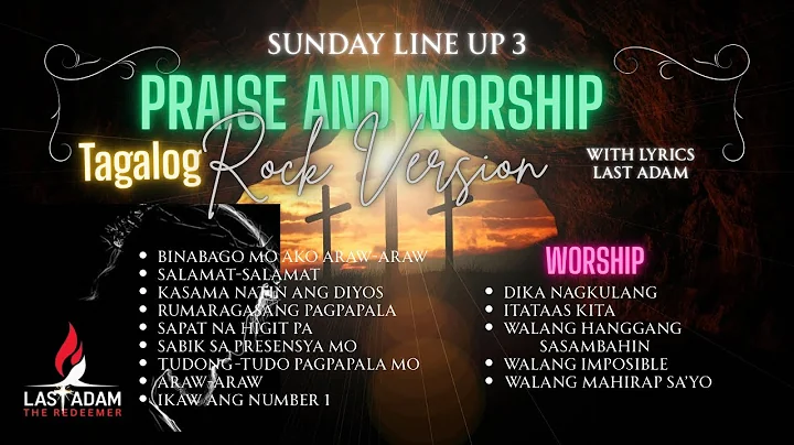 ROCK PRAISE and WORSHIP Sunday Line Up 3 with lyrics ( revised) | Last Adam #worship #praise 
